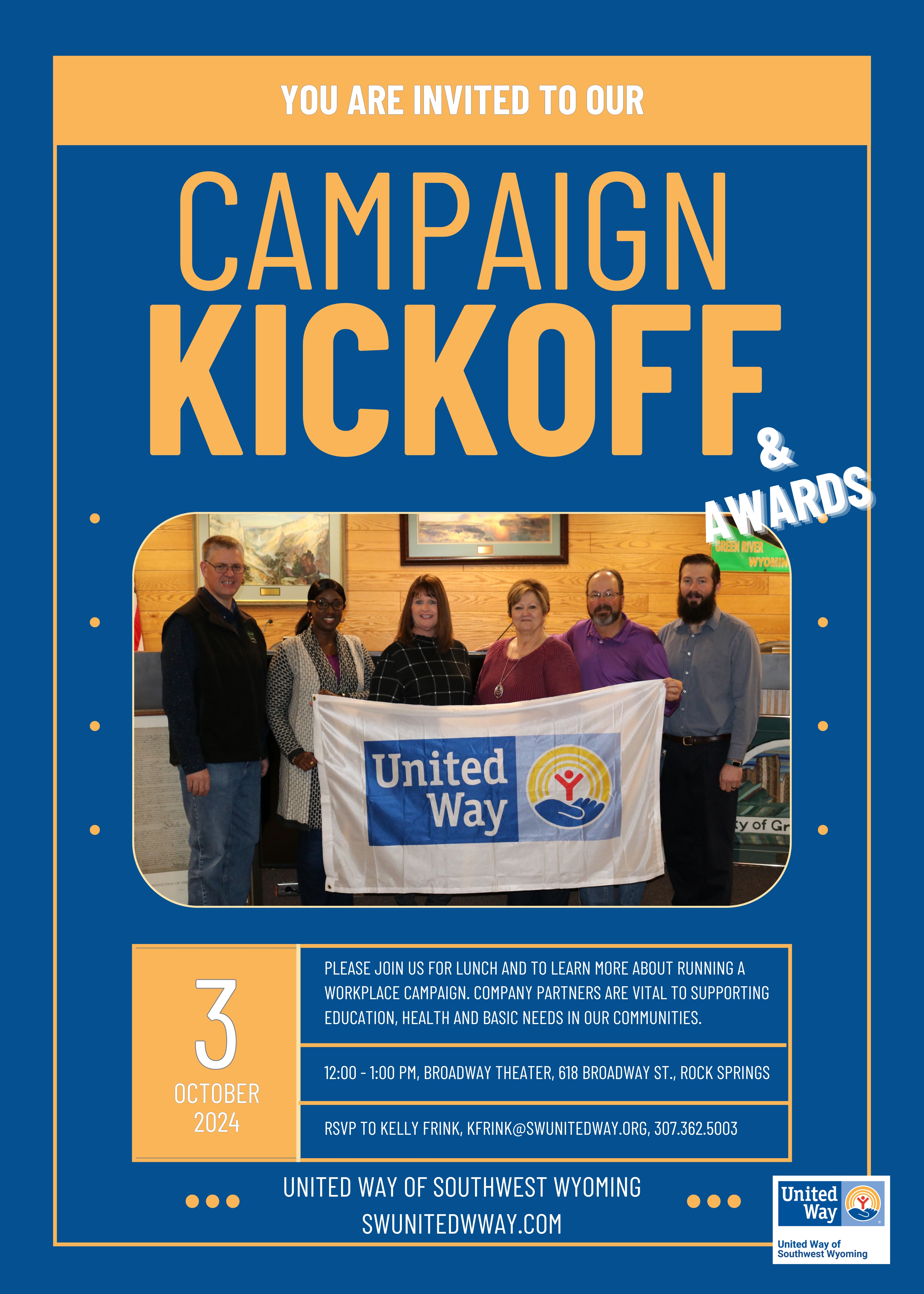 Campaign Kickoff and Awards Luncheon Invitation photo